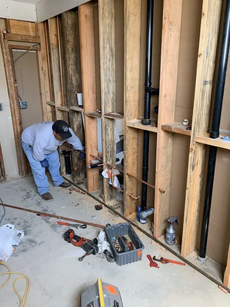 Commercial rough-in plumbing for Gas Line Repair in West Palm Beach